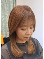 たかはし 大人ミディアムレイヤー【白髪ぼかし/髪質改善/インナーカラー】