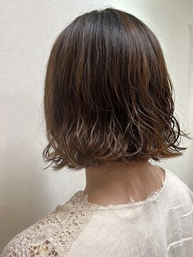 ウィズ(WITH) パーマ ボブ 大人可愛い 20代30代