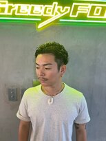 グリーディーフォックス 三軒茶屋(GreedyFOX)&nbsp;波巻き/マッシュパーマ/ウルフ/ハイライト<理容室>三軒茶屋