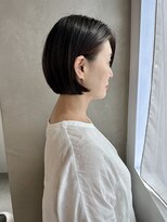 シセイ 青山(SHISEI)&nbsp;ぱつっとボブ/ぷつっとカット/40代/脱白髪染め［南青山］