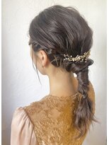 クレエ ヘアー デザイン(creer hair design)&nbsp;ねじりアレンジスタイル