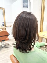 ミッシェル アフロート(michelle afloat)&nbsp;ミディアムくびれレイヤー◎20代30代40代