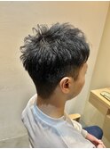 メンズベリーショートニュアンスパーマ【佐藤和弥】