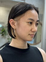 サンク 原宿 表参道(cinq)&nbsp;デザインカラー前髪インナーカラーベージュカラーブリーチカラー