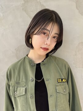 ビュートリアム 南青山(BEAUTRIUM) ミニボブ 切りっぱなしボブ 髪質改善 表参道30代40代