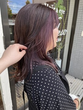 アンフルール(Un Fleur) インナーパープル×ピンクブラウン