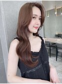 大人可愛いレイヤーカット