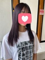 サラビューティーサイト 志免店(SARA Beauty Sight)&nbsp;【あんStyle】ブリーチ有りのダークパープル！