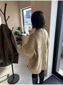 切りっぱなしボブ