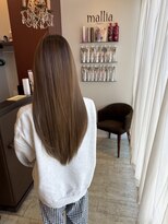 マーリャヘアー(mallia hair)&nbsp;レイヤースタイルレイヤーカットロングレイヤー小顔スタイル