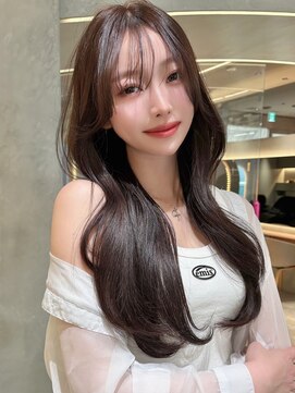 アンフィニー 仙台(ANFINI) 仙台髪質改善縮毛矯正韓国レイヤー外ハネボブイメチェン美髪前髪