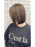 *THE  RIRE.  切りっぱなしボブ×ミルクティーベージュ*