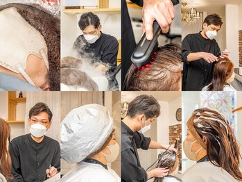 ボーテシェルメール(Beaute Chere Mere)の写真/韓国式×日本の方に合わせたサロン独自の頭皮洗浄ヘッドスパ♪サロン独自の美容成分で頭皮環境をリセット◎