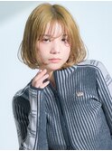 【La fith】ケアブリーチ×ハイトーンカラー×ワンカールボブ