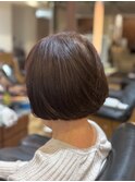 大人ボブ髪質改善白髪染めハイライト30代40代50代元町中華街