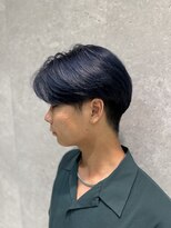 アース 三軒茶屋店(HAIR&MAKE EARTH)&nbsp;暗くても透明感のあるブルーブラック【三軒茶屋】