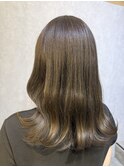 透け感グレー