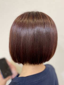 サプリ 国分寺店(Sapuri) ミニボブ×レッドブラウン