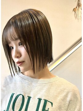 サロンドクロエ(Salon de Chloe) 切りっぱなしボブ × タッセルボブ × 前髪シースルーバング