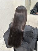韓国美髪×暗髪カラー×縮毛矯正