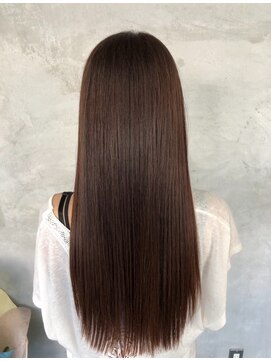 セットアップ 倉敷中庄店(SET-UP) 暗めカラー髪質改善スーパーロングストレート