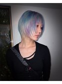 シャギーカット/シャギーウルフ/セクションカラー