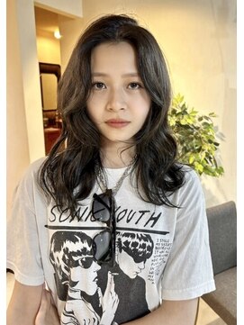 アペロ 柏(Apero) レイヤーカット/オリーブベージュ/ボブ/ミディアムヘア/柏美容室