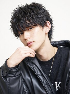 AI TOKYO+Sea MEN'S横浜 MEN'Sパーマ/MEN'Sカット【アイトーキョープラスシーメンズ】 横浜シャドウパーママッシュ/ツイストスパイラル