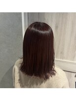 アプローズヘアー 西院店(Applause hair...) くびれミディアム×ピンクブラウン