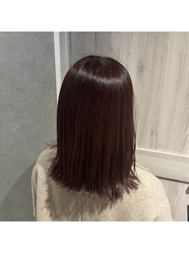 アプローズヘアー 西院店(Applause hair...) くびれミディアム×ピンクブラウン