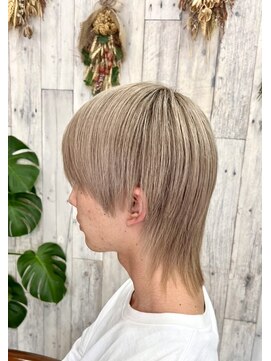 セルンティーヘアー(CERNE tie hair) クリーミーグレージュ・ウルフマッシュ