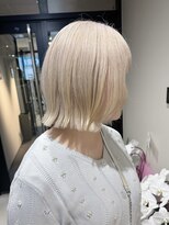ウールトウキョウ 渋谷(wool TOKYO)&nbsp;ホワイトブロンド[渋谷/髪質改善/姫カット/レイヤーボブ/渋谷駅]