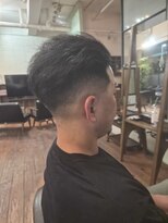 剪 ツーブロックフェード