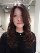 テクネ 天神大名(techne)&nbsp;天神大名レイヤーカット大人レイヤーくびれヘアロング今泉