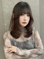 レーヴバイロンド 仙台(Reve by Lond) 髪質改善レイヤーカット縮毛矯正ミルクブラウン韓国仙台顔まわり