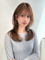 トゥルーズ 梅田店(TLUUS) 【TLUUSデザインカラーグレージュハッシュカット】