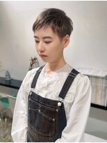 クリアーオブヘアー 栄南店(CLEAR of hair)&nbsp;刈り上げショート×ベージュ/RIHO