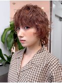 ブリーチパーマのショートスタイル_F31923