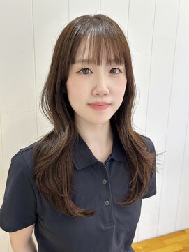 ビューバイネオリーブ 用賀店(Beau'r by neolive) ミディアムハッシュカットグレージュデザインカラー［用賀］