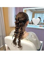 美の間 杏寿 大人可愛いツインアレンジ