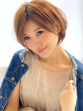 アグ ヘアー ドレス 喜久田店(Agu hair dress) 《Agu hair》大人かわいい愛され耳かけショート