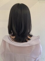 カイム ヘアー(Keim hair) ミディアムレイヤースタイル/暗髪/透明感カラー/20代30代40代