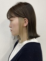 キラ 原宿 表参道(KILLA) インナーカラーボブショートイルミナカラー髪質改善韓国ヘア小顔