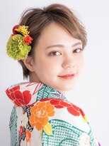 ショートヘアー・ショートボブの卒業式袴ヘアアレンジ♪和装にも