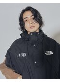 デザインカラー/レイヤーカット/オリーブベージュ/ウェットヘア