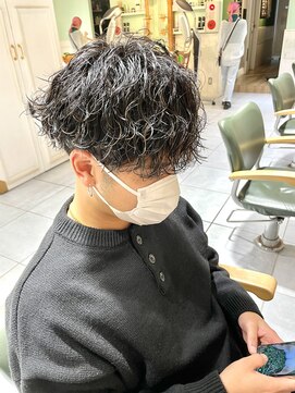 ネオリーブカフ 鶴ヶ峰店(Neolive caff) 波巻き ツイスパ メンズ