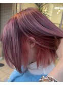 ピンクラベンダー×オレンジ