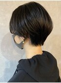 【CYAN】#10代#20代#ダークグレー#ハンサムショート