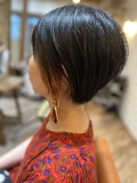 ヘアリゾート バルボア アイランド(hair resort Balboa Island)&nbsp;マッシュショートイヤリングカラー