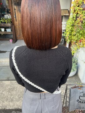 へアサロンアンドカフェガーデン(hair salon&cafe GARDEN) ブリーチなしカラー/オレンジブラウン